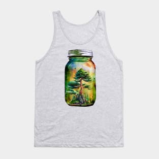 Whimsical Tree in Jar Tank Top